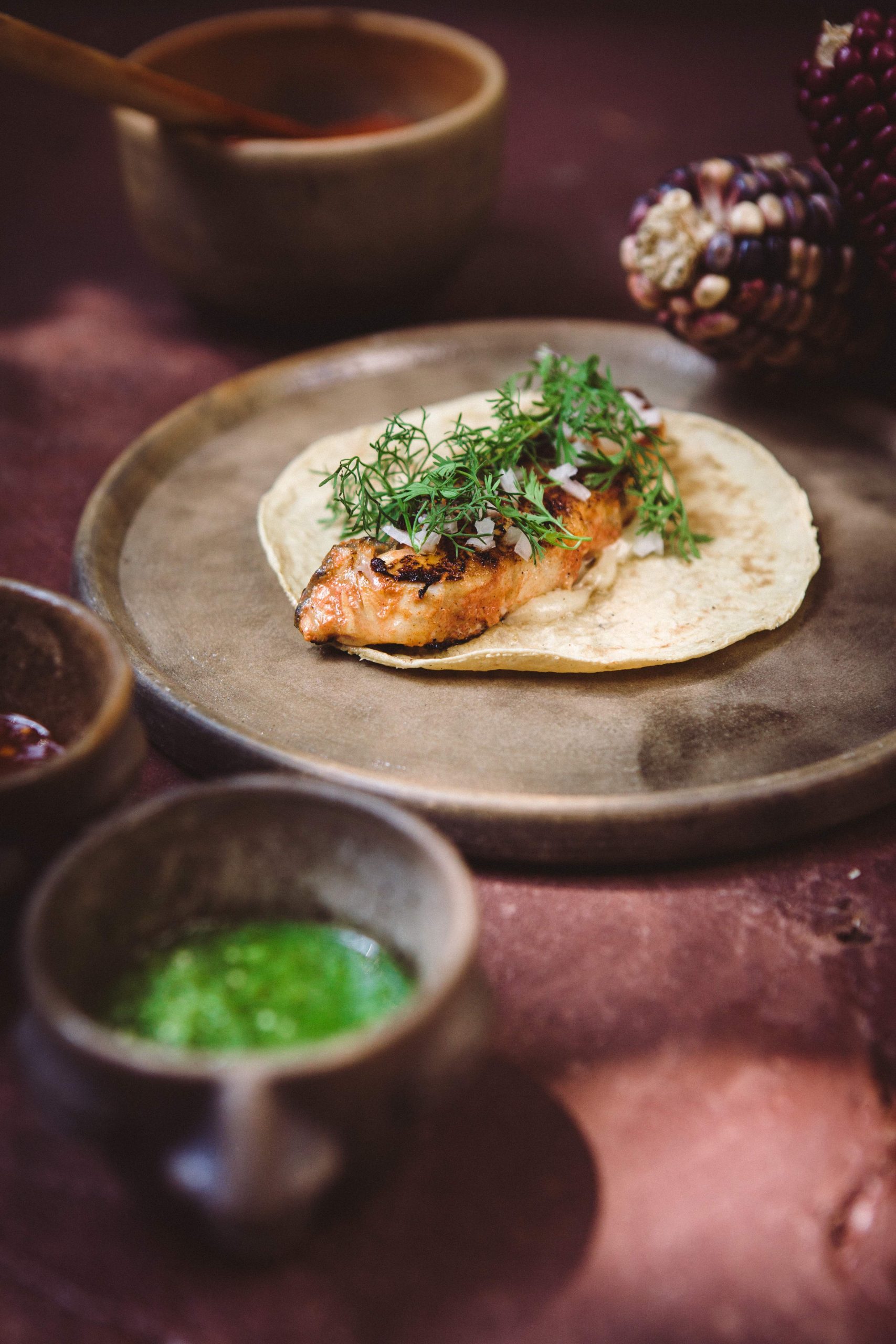 El taco de lobina al pastor, Siembra Comedor