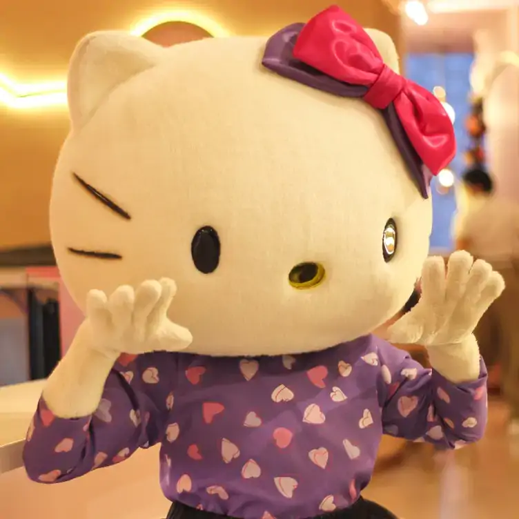 Hello Kitty en Hello Kitty Café, uno de los mejores cafés familiares en la CDMX