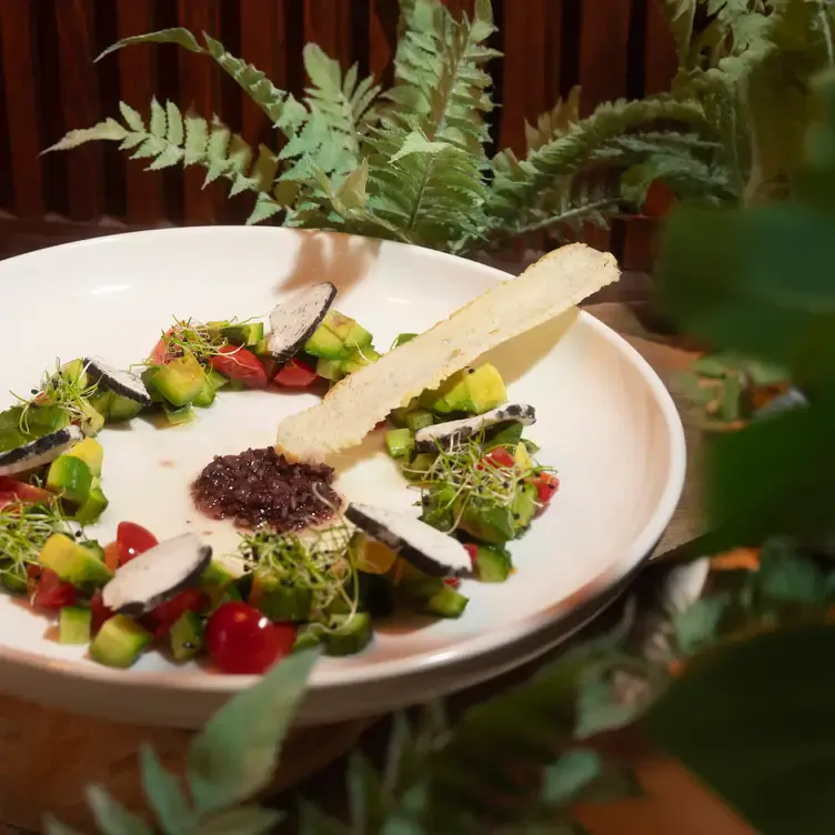 La ensalada de la casa en Don Gallo Cuisine, uno de los mejores restaurantes en Querétaro