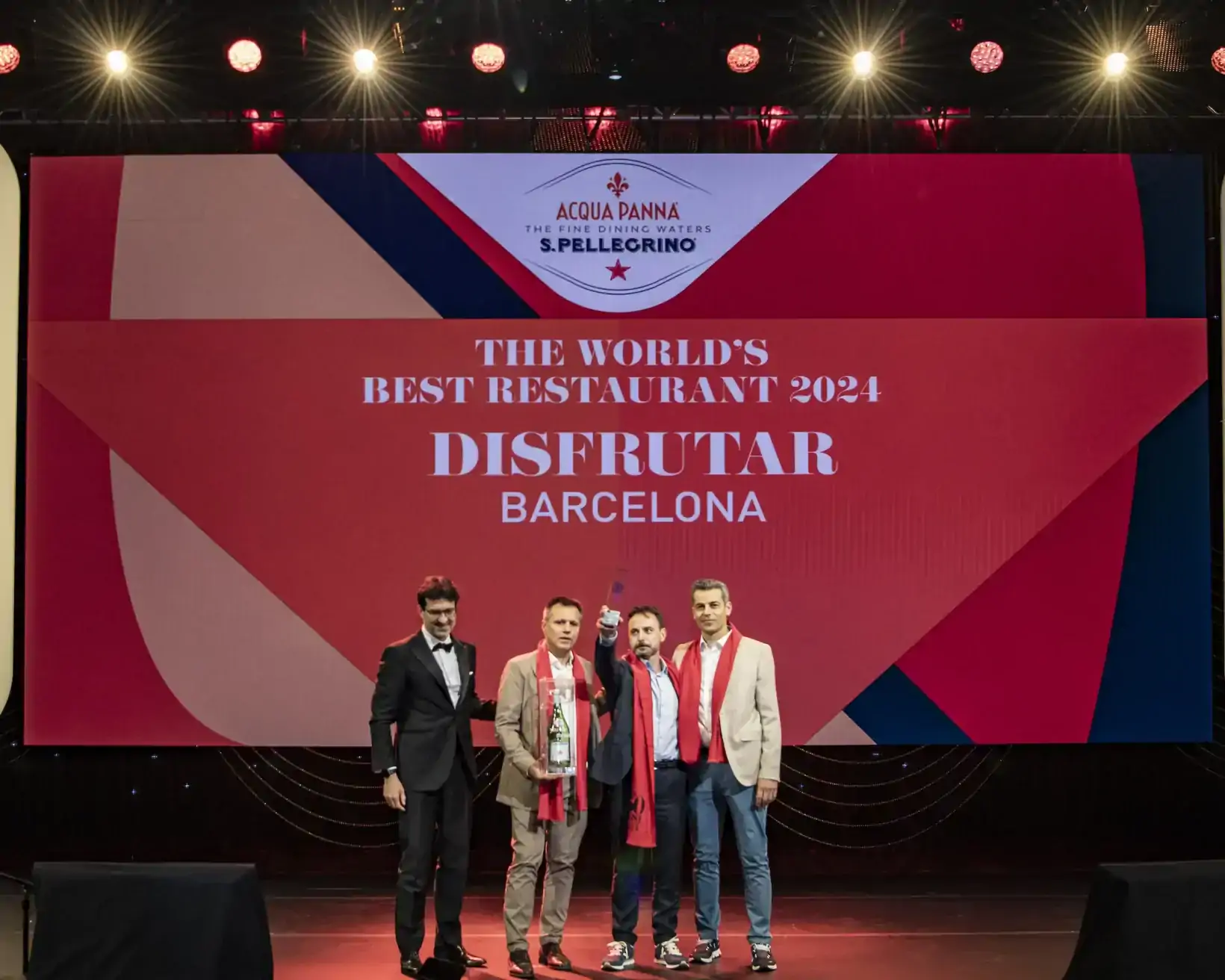 El equipo de Disfrutar para los Worlds' 50 Best